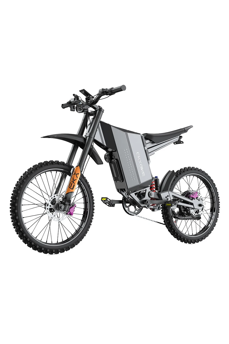 Peak 6650W Motor 52MPH 72V/30Ah 25 Full Suspension Electric Bike For Adult USA